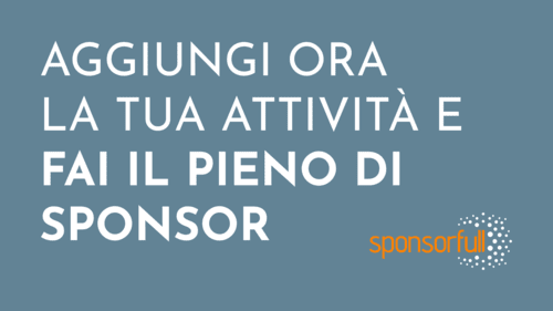 AGGIUNGI ORA LA TUA ATTIVITÀ